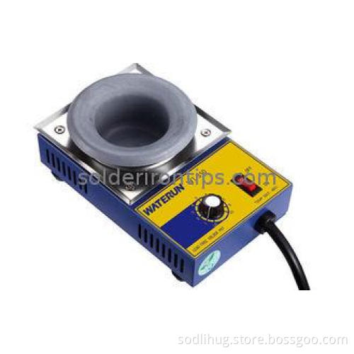 Melting Pot Round Titanium Solder Pot Small Tin Furnace 300